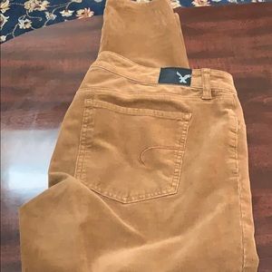 American eagle cord jeggings
